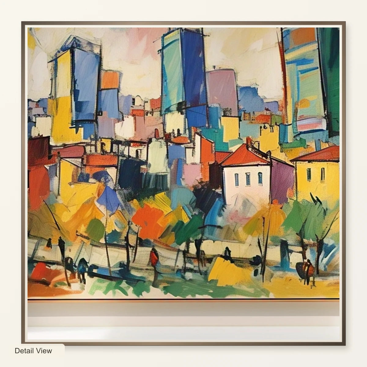 City Landscape 1955 By Joan Mitchell IV artwork detail view