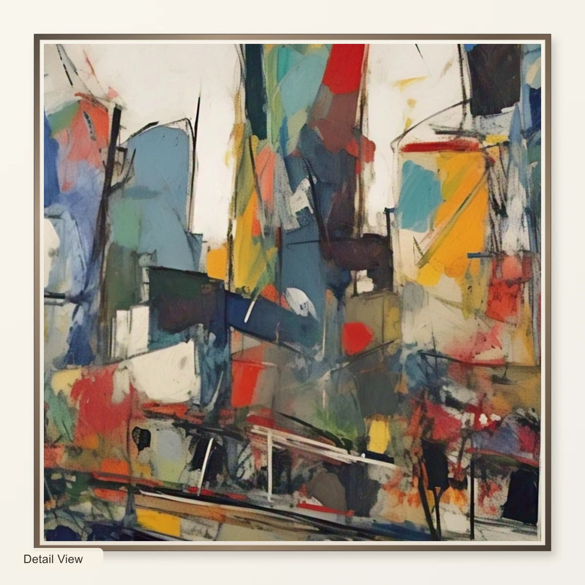 City Landscape 1955 By Joan Mitchell Only artwork detail view