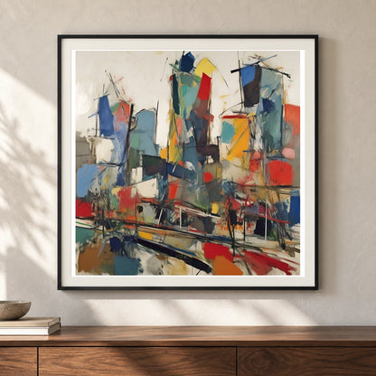 City Landscape 1955 By Joan Mitchell Only shown in a styled interior
