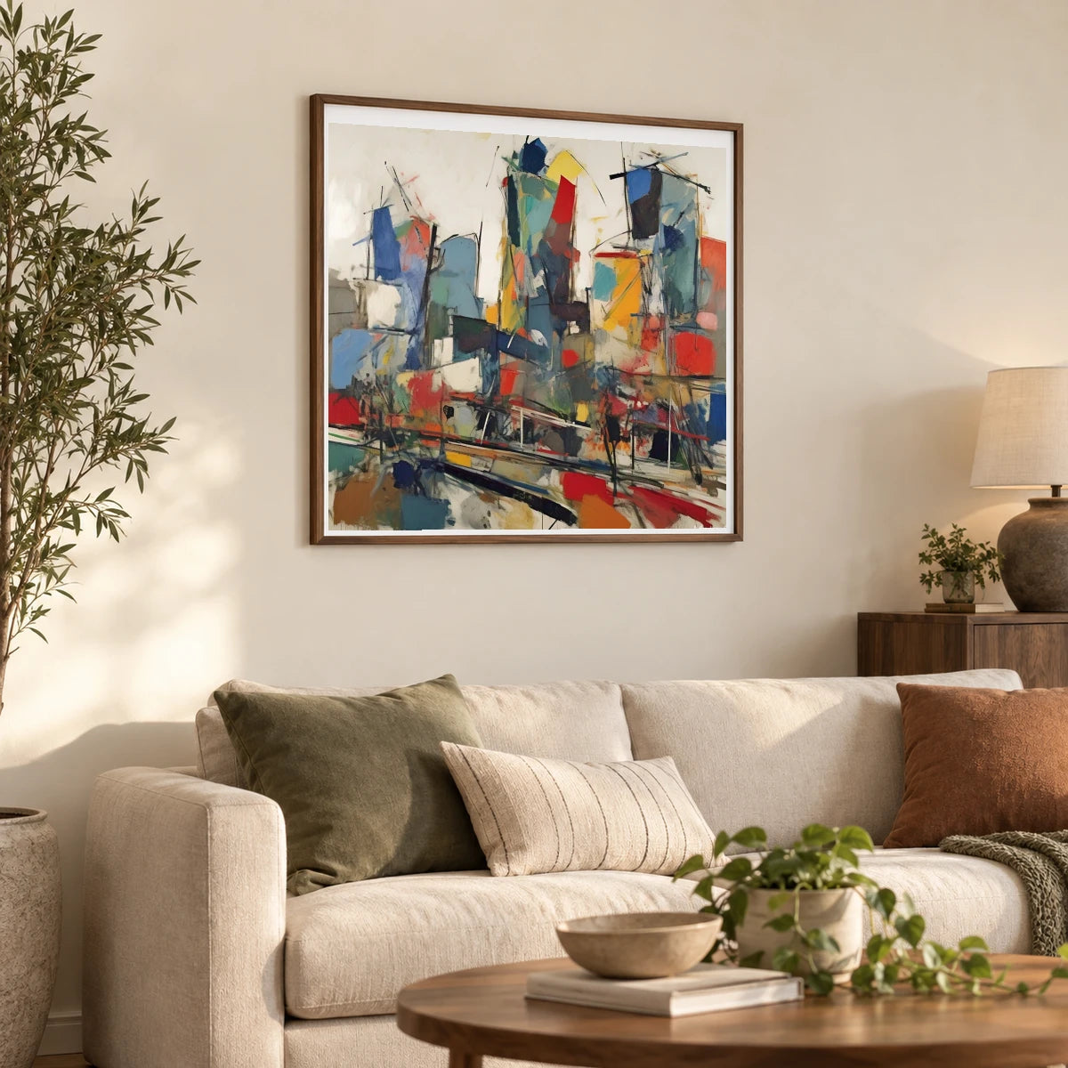 City Landscape 1955 By Joan Mitchell Only shown in a styled interior