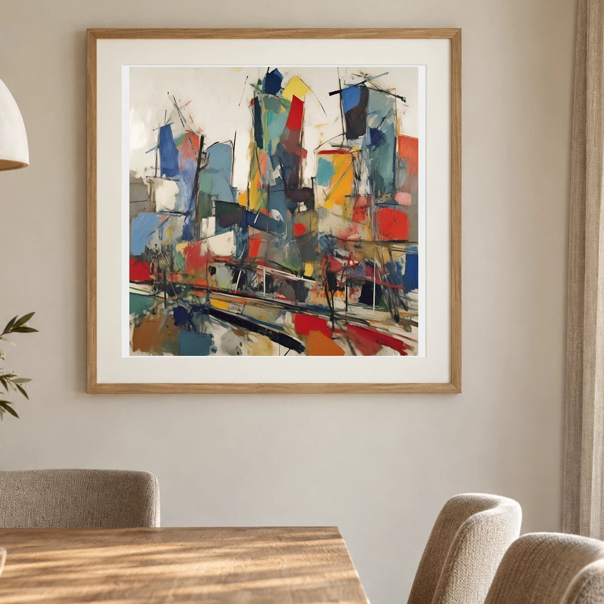 City Landscape 1955 By Joan Mitchell Only shown in a styled interior