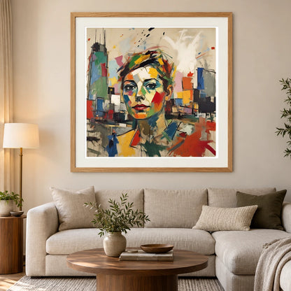 City Landscape 1955 By Joan Mitchell V abstract art print by SaamCrafts