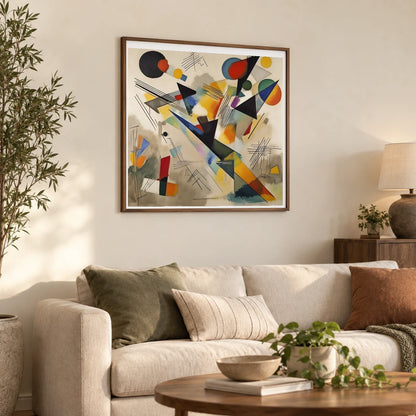 Composition Vii 1913 A Vibrant Dynamic Piece shown in a styled interior