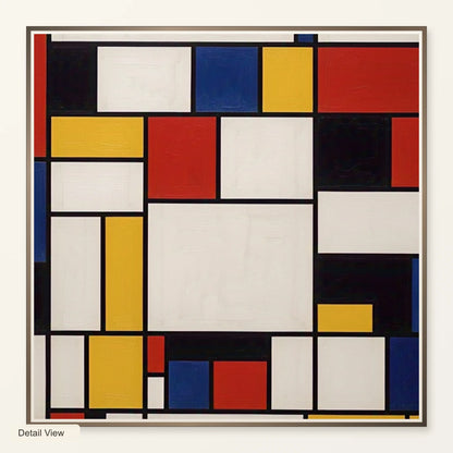 Composition With Red Yellow And Blue III artwork detail view
