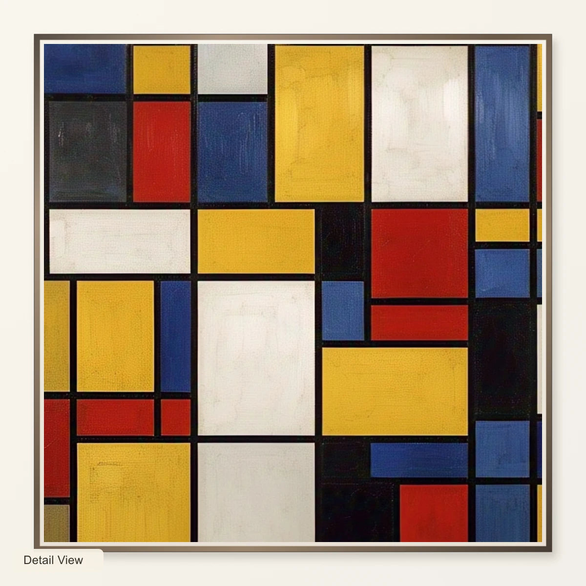 Composition With Red Yellow And Blue V artwork detail view
