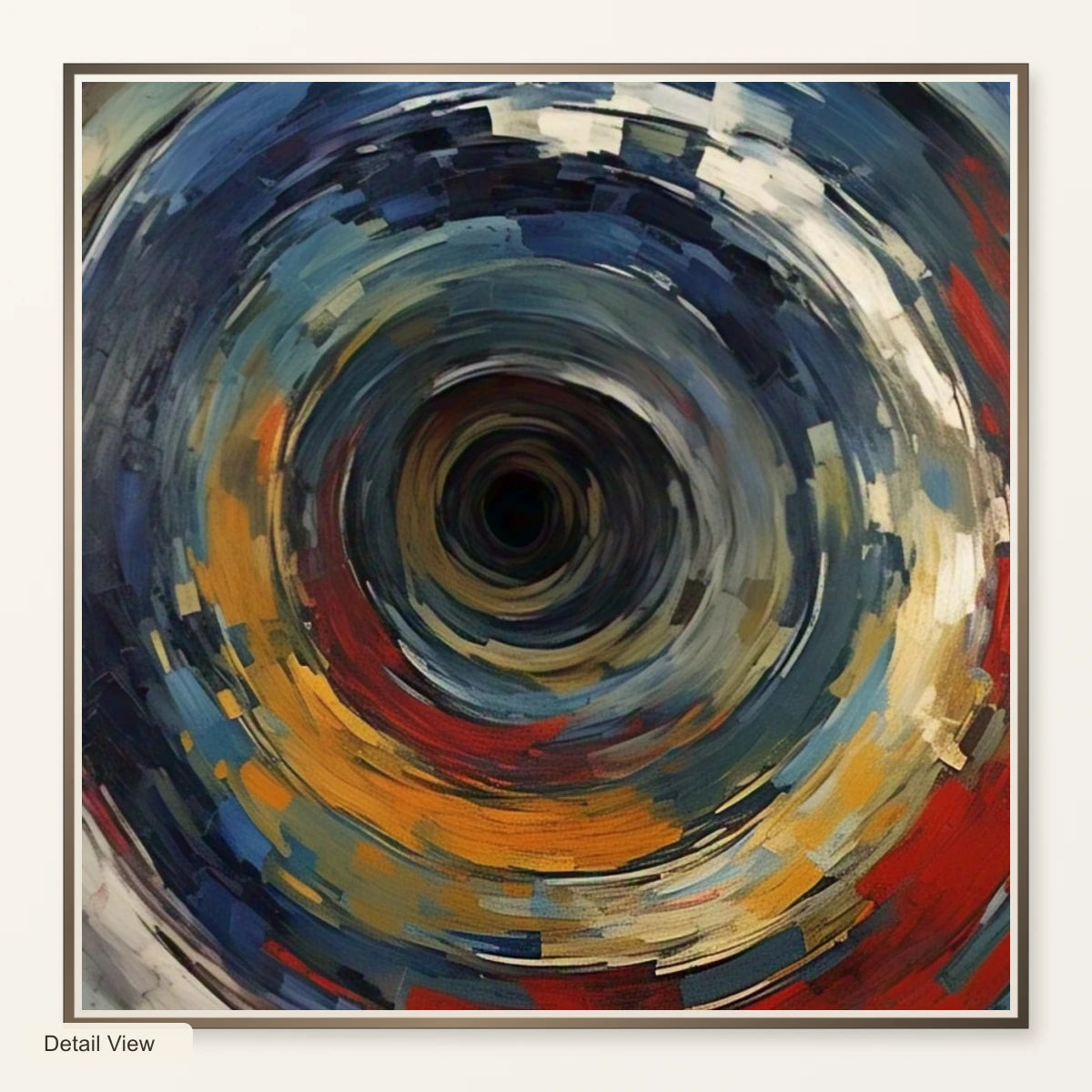 Echoing Void Abstract Expressionist Painting artwork detail view
