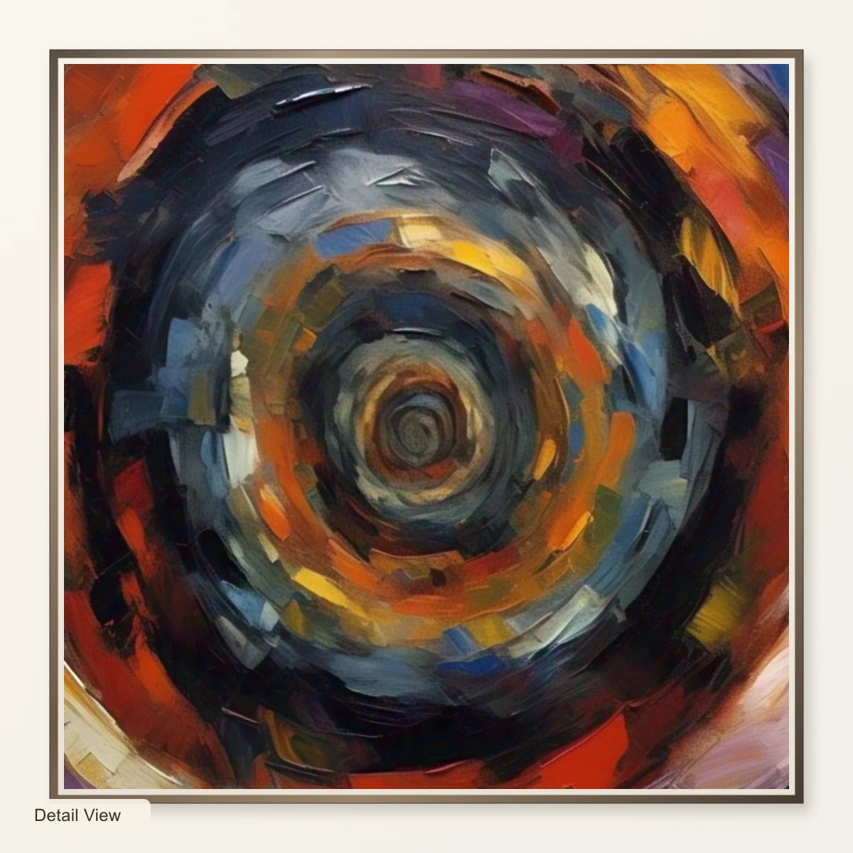 Echoing Void Abstract Expressionist Painting III artwork detail view