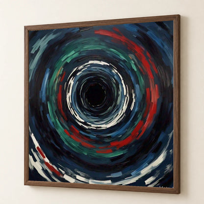 Echoing Void Abstract Expressionist Painting IV abstract art print by SaamCrafts