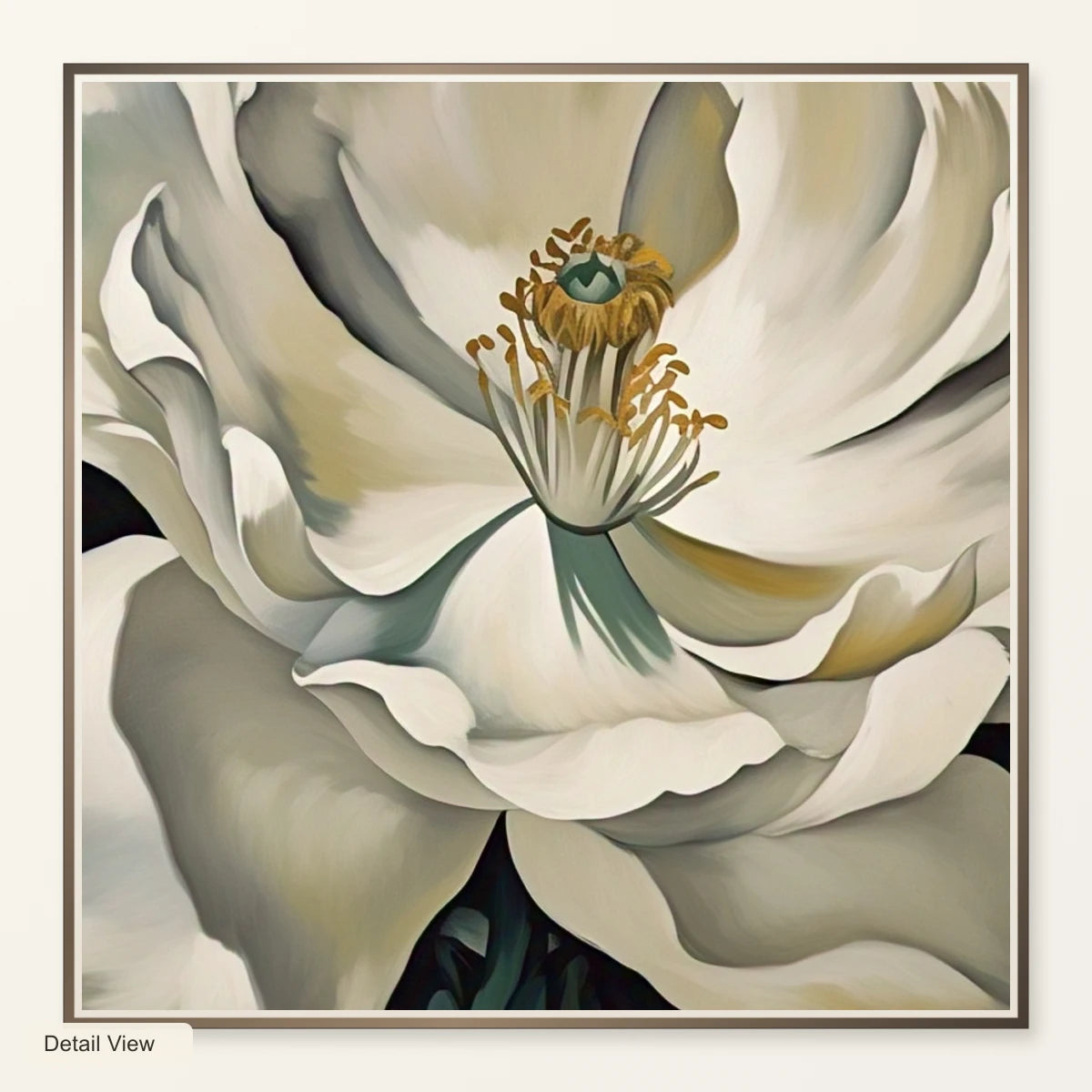 On White Ii II artwork detail view