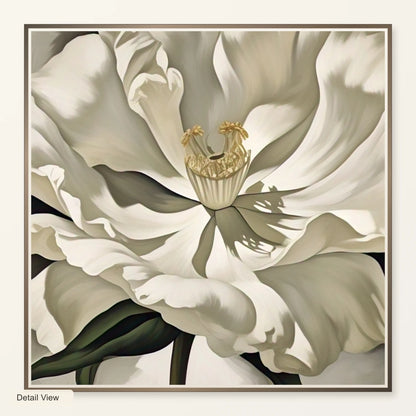 On White Ii III artwork detail view