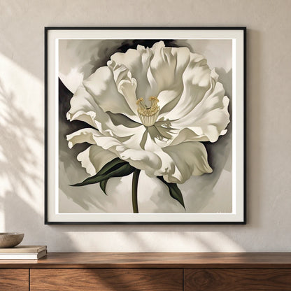 On White Ii III shown in a styled interior