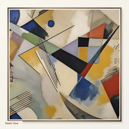 On White Ii By Wassily Kandinsky IV artwork detail view