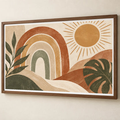 Bohmian Nature boho art print by SaamCrafts