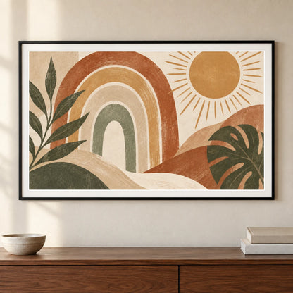 Bohmian Nature shown in a styled interior