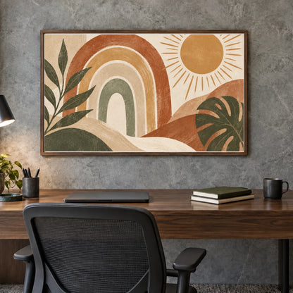 Bohmian Nature shown in a styled interior