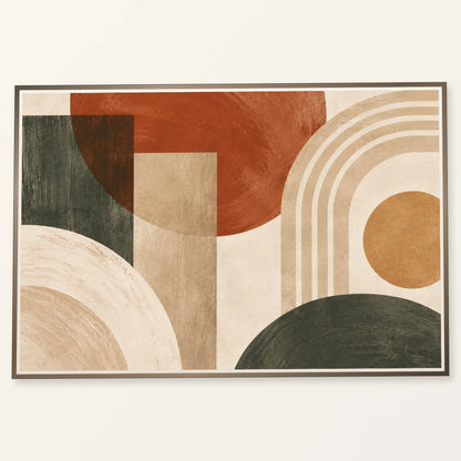 Boho Geometry boho art print by SaamCrafts
