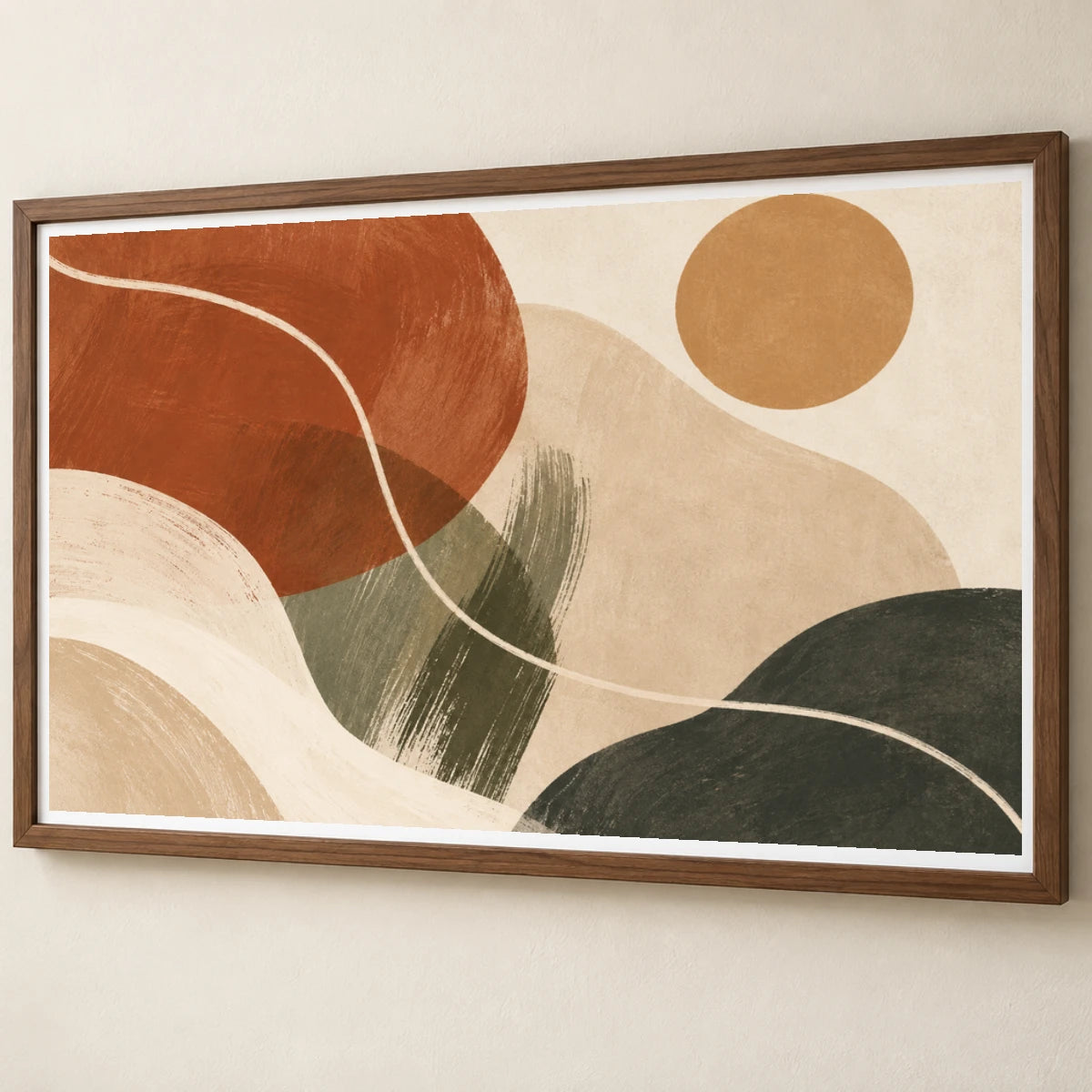 Boho Geometry II boho art print by SaamCrafts