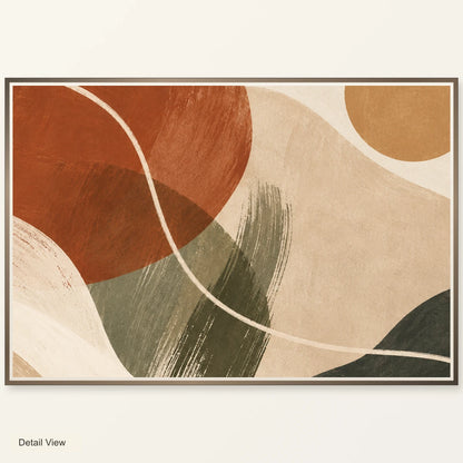 Boho Geometry II artwork detail view