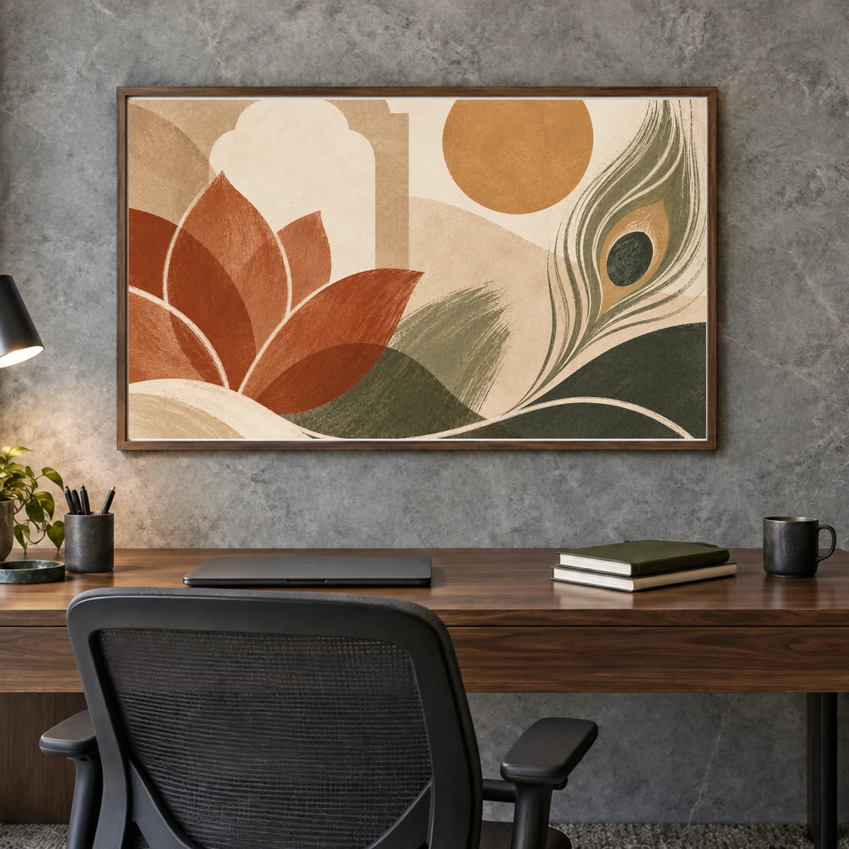 Indian Tradition shown in a styled interior