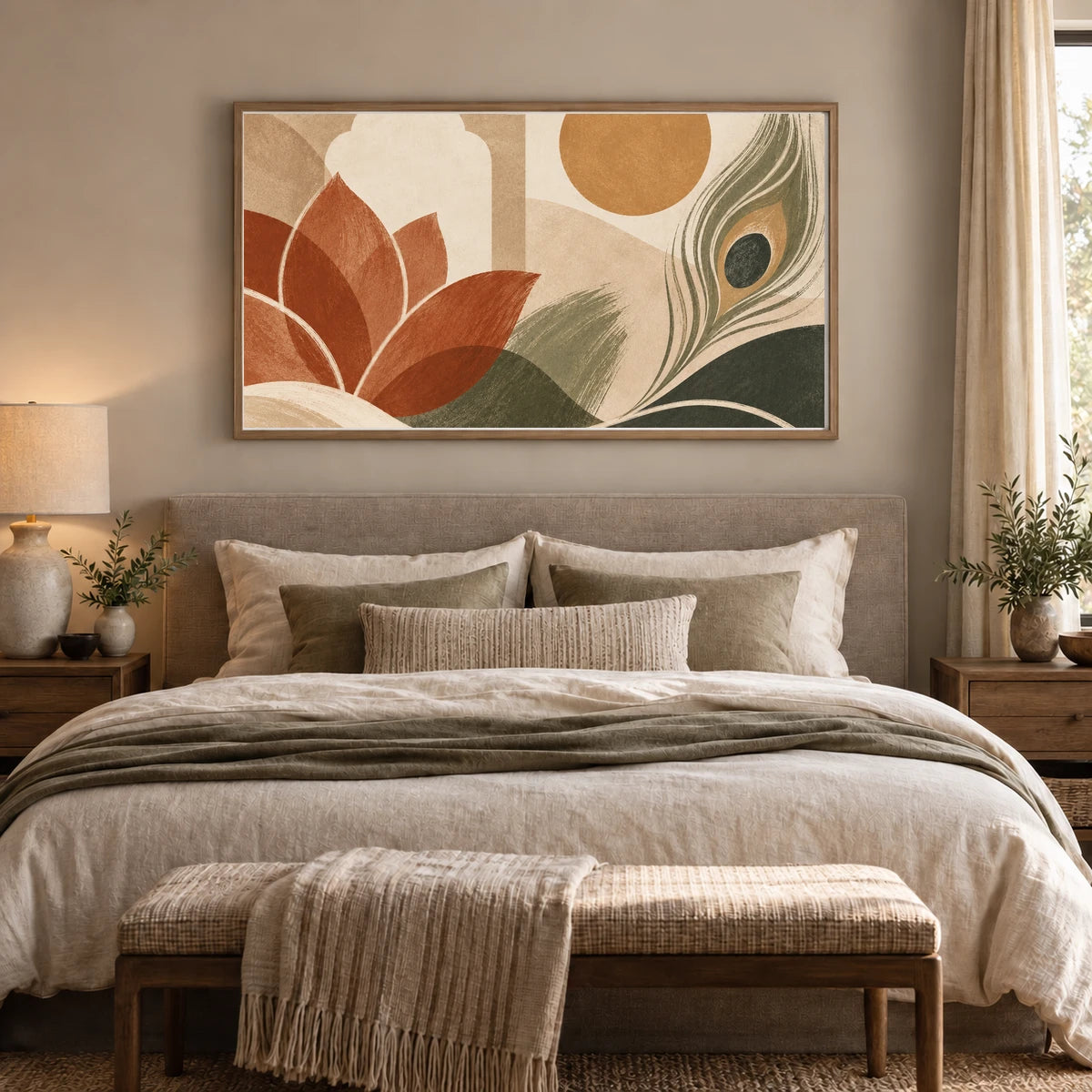 Indian Tradition shown in a styled interior