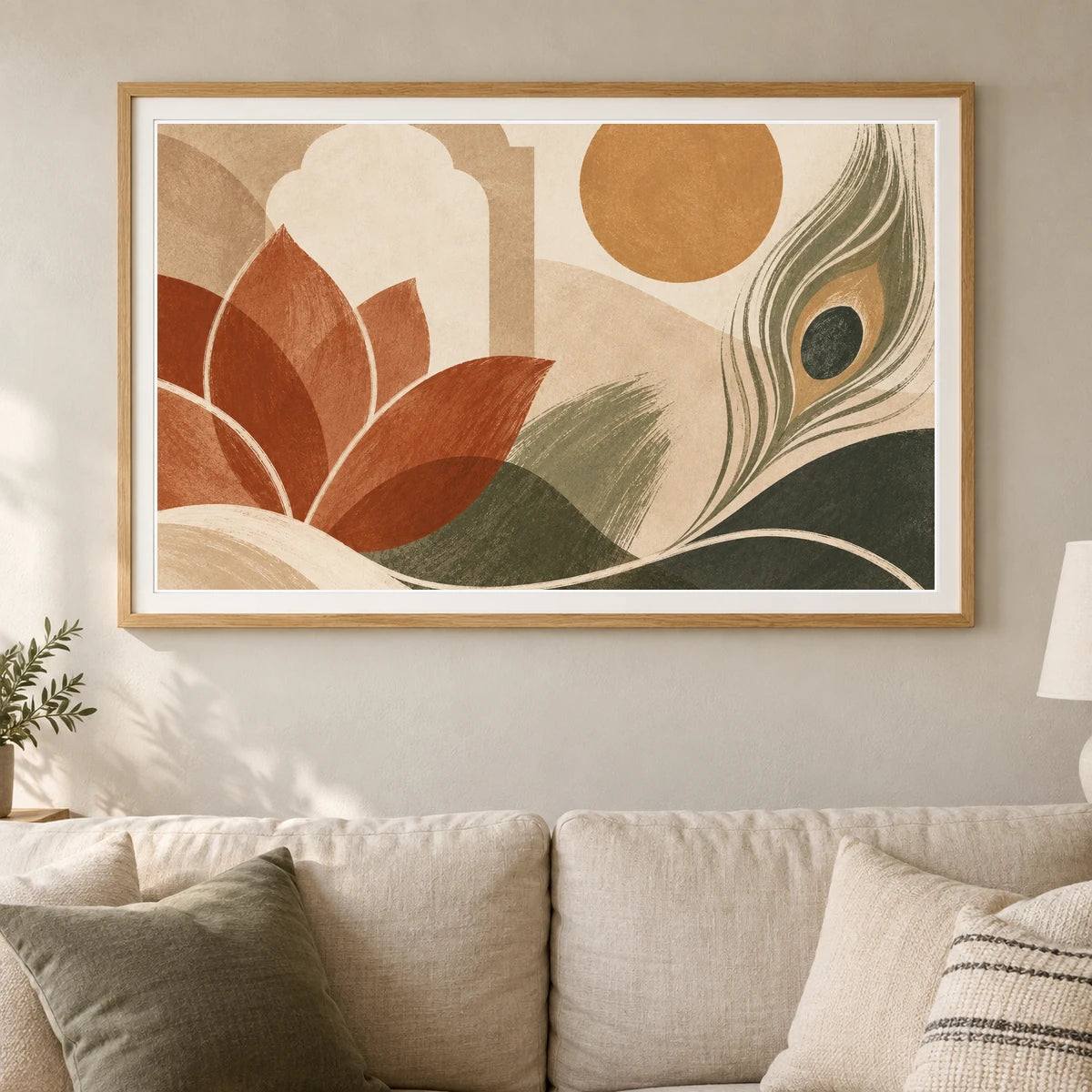Indian Tradition shown in a styled interior