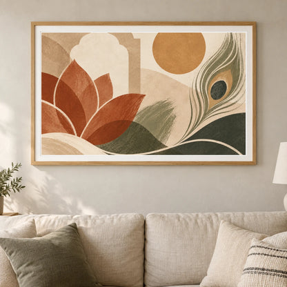 Indian Tradition shown in a styled interior