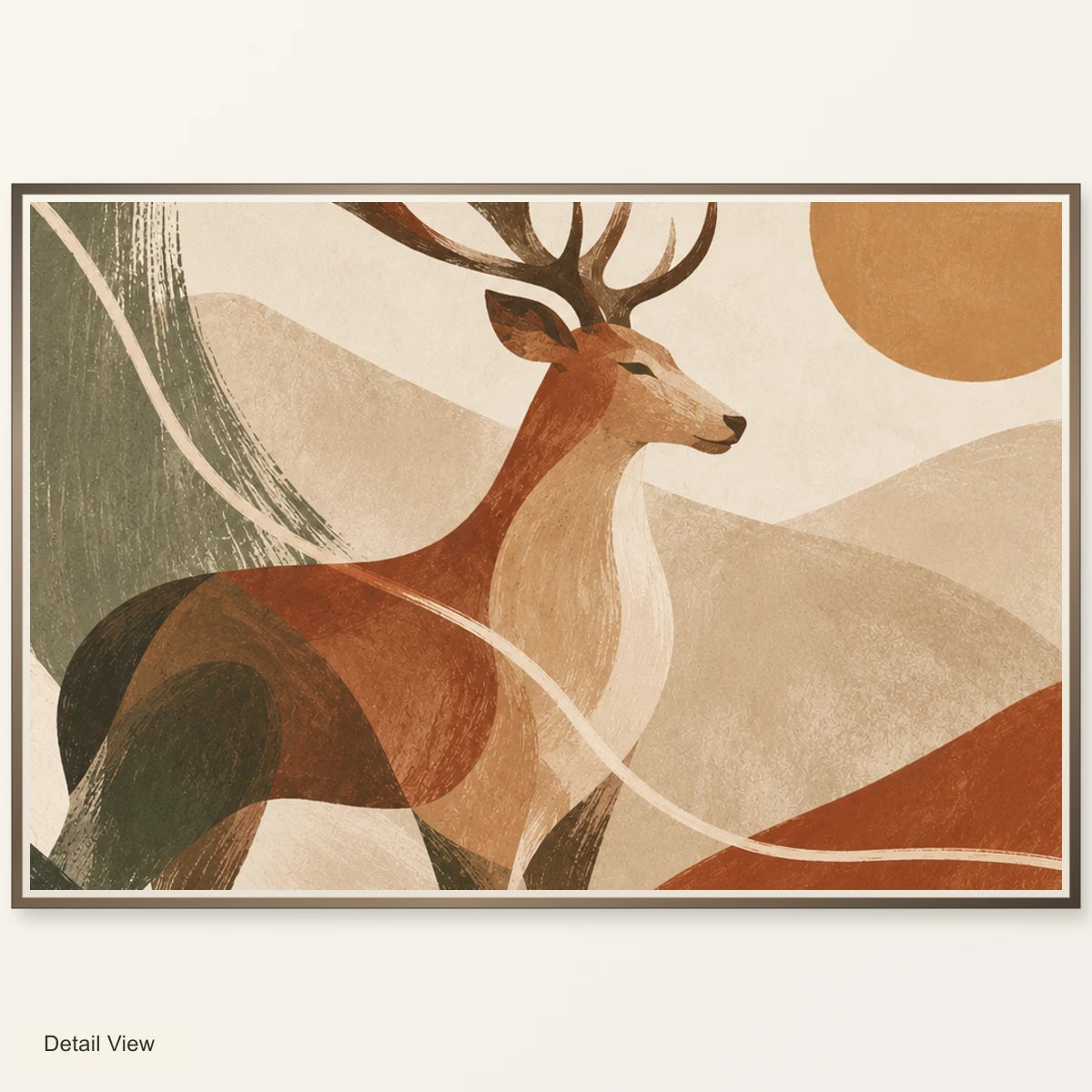 Mountain Deer artwork detail view