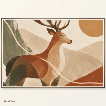 Mountain Deer artwork detail view