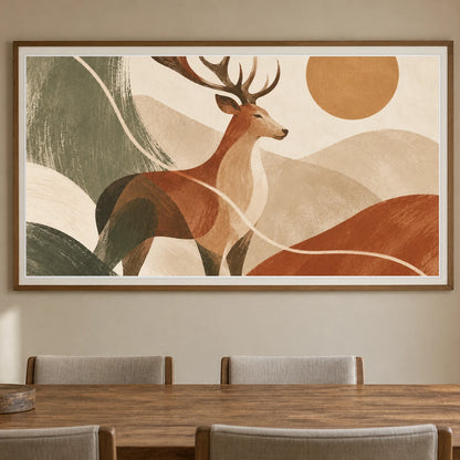 Mountain Deer shown in a styled interior