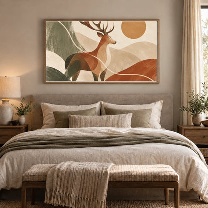 Mountain Deer shown in a styled interior