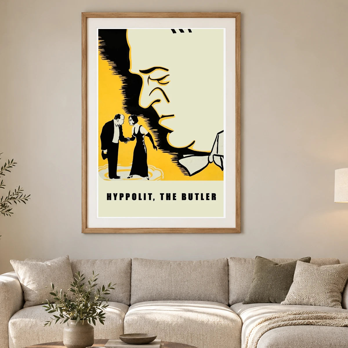Hyppolit, The Butler — Modern & Contemporary modern & contemporary art print by SaamCrafts