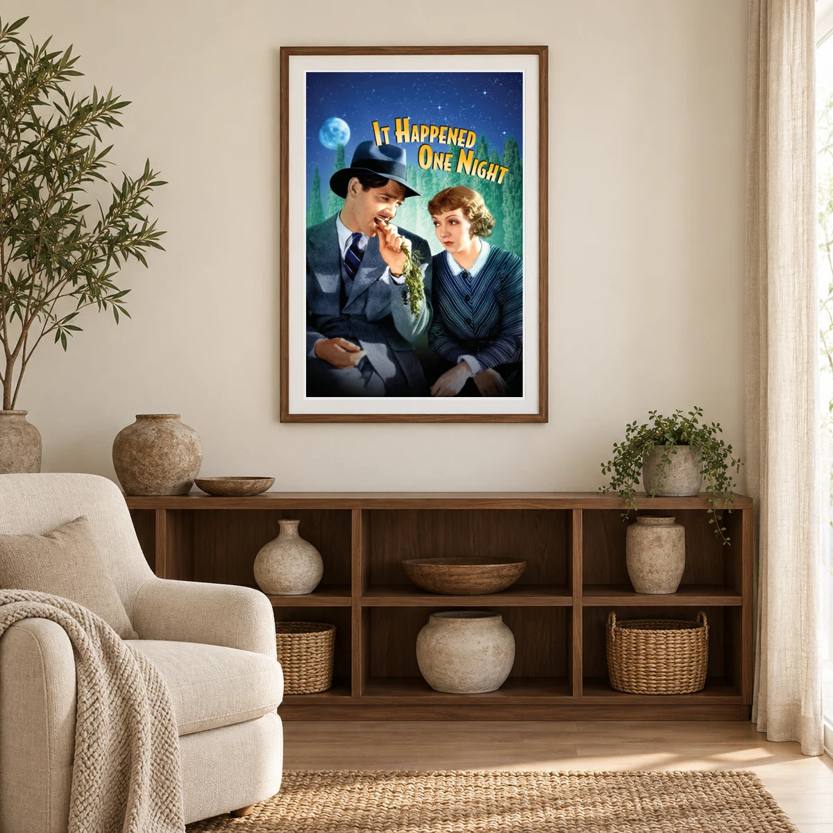 It Happened One Night — Modern & Contemporary modern & contemporary art print by SaamCrafts