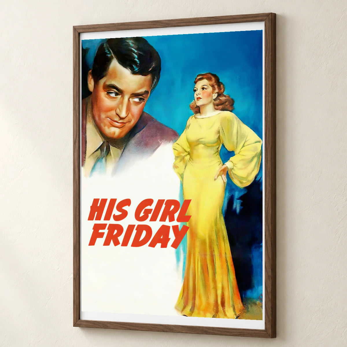 His Girl Friday (1940) — Movie Posters movie poster print by SaamCrafts