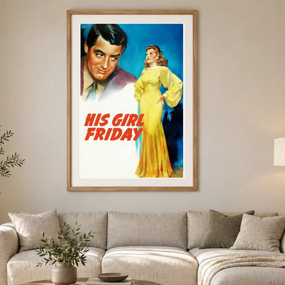 His Girl Friday — Modern & Contemporary modern & contemporary art print by SaamCrafts