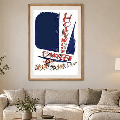 Hollywood Canteen — Modern & Contemporary modern & contemporary art print by SaamCrafts