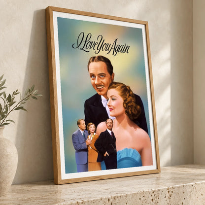 I Love You Again (1940) — Movie Posters movie poster print by SaamCrafts