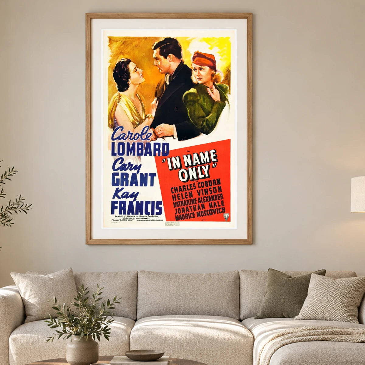 In Name Only — Modern & Contemporary modern & contemporary art print by SaamCrafts