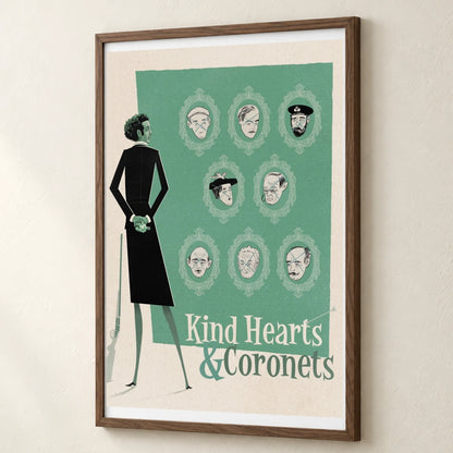 Kind Hearts And Coronets (1949) — Movie Posters movie poster print by SaamCrafts