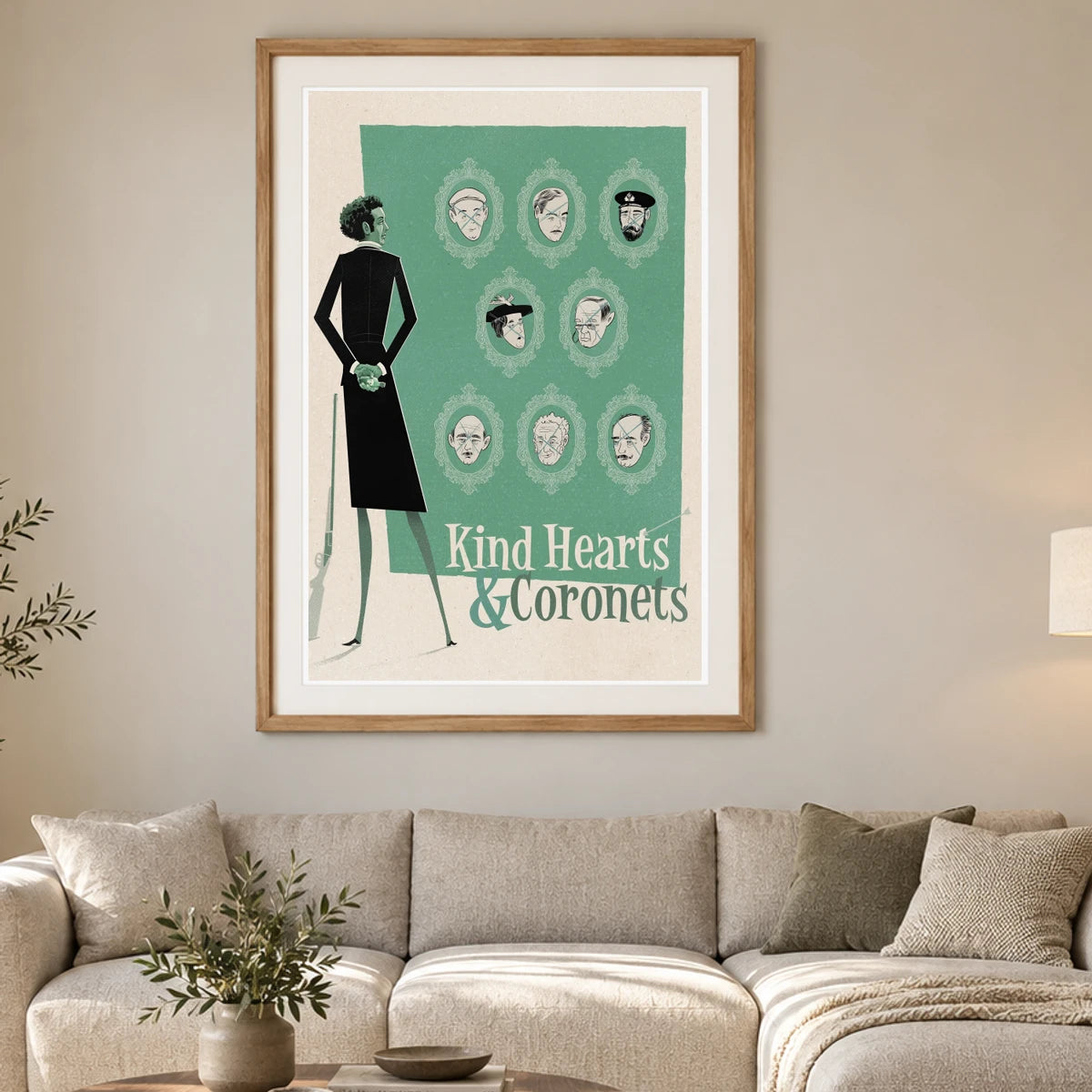 Kind Hearts And Coronets — Modern & Contemporary modern & contemporary art print by SaamCrafts