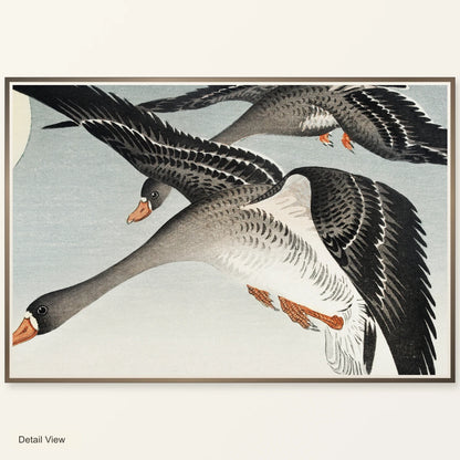 Birds At Full Moon (1900 1936) By Ohara Koson — Japanese Ukiyo-e artwork detail view