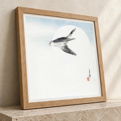 Cuckoo Flying At Full Moon (1900–1910) By Ogata Gekko — Japanese Ukiyo-e japanese ukiyo-e print by SaamCrafts