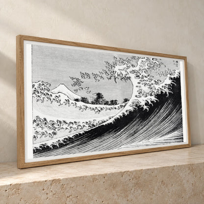 Hokusai S One Hundred Views Of Mount Fuji (1835) Vintage Japanese Woodcut Print — Japanese Ukiyo-e japanese ukiyo-e print by SaamCrafts