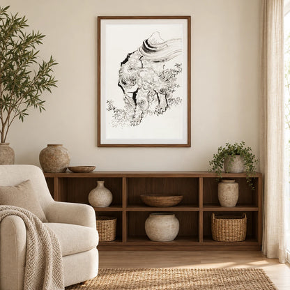 Hokusai’s Japanese Tiger — Japanese Ukiyo-e japanese ukiyo-e print by SaamCrafts