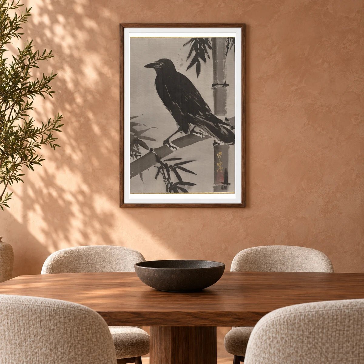 Image From Rawpixel Id 9086450 Original — Japanese Ukiyo-e shown in a styled interior