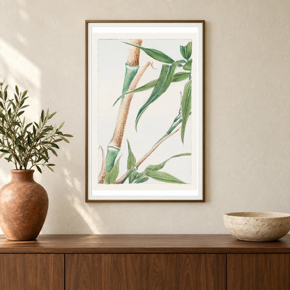 Japanese Bamboo During 1870–1880 By Megata Morikaga — Japanese Ukiyo-e shown in a styled interior