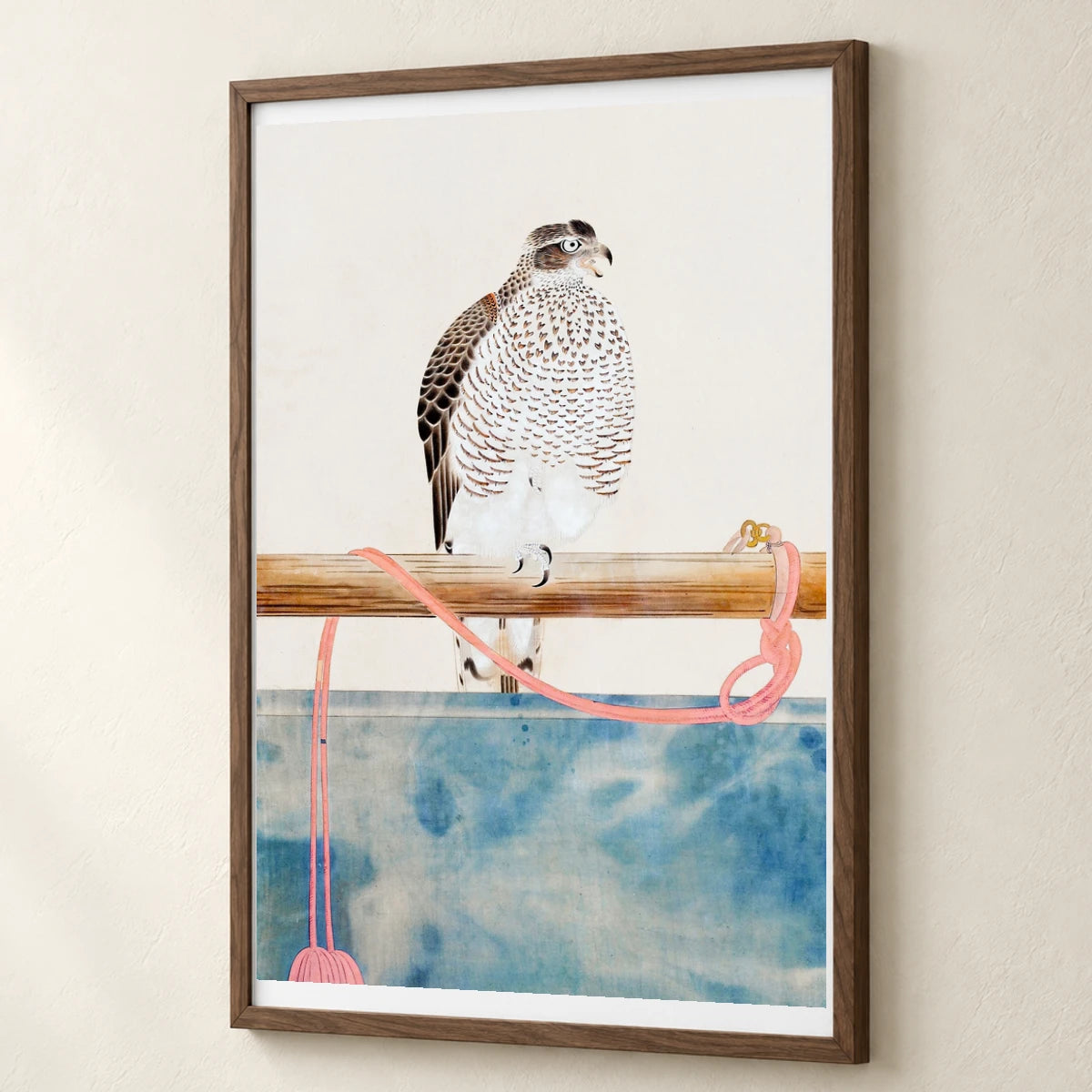 Japanese Hawk (19th Century) Vintage Woodblock Print By Tosa Mitsuoki — Japanese Ukiyo-e japanese ukiyo-e print by SaamCrafts