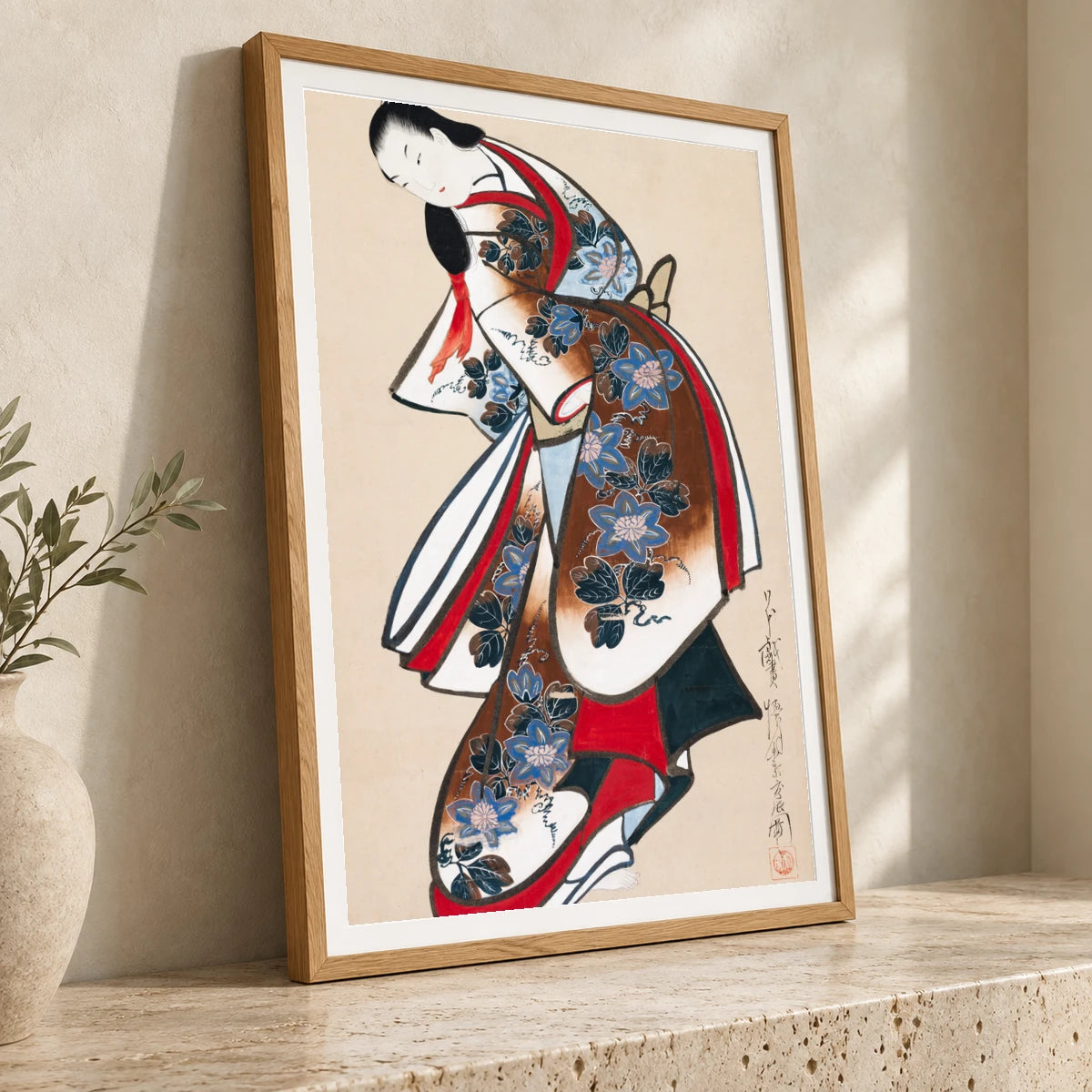 Japanese Women (1700s) Vintage Painting By Kaigetsudo Doshin — Japanese Ukiyo-e japanese ukiyo-e print by SaamCrafts
