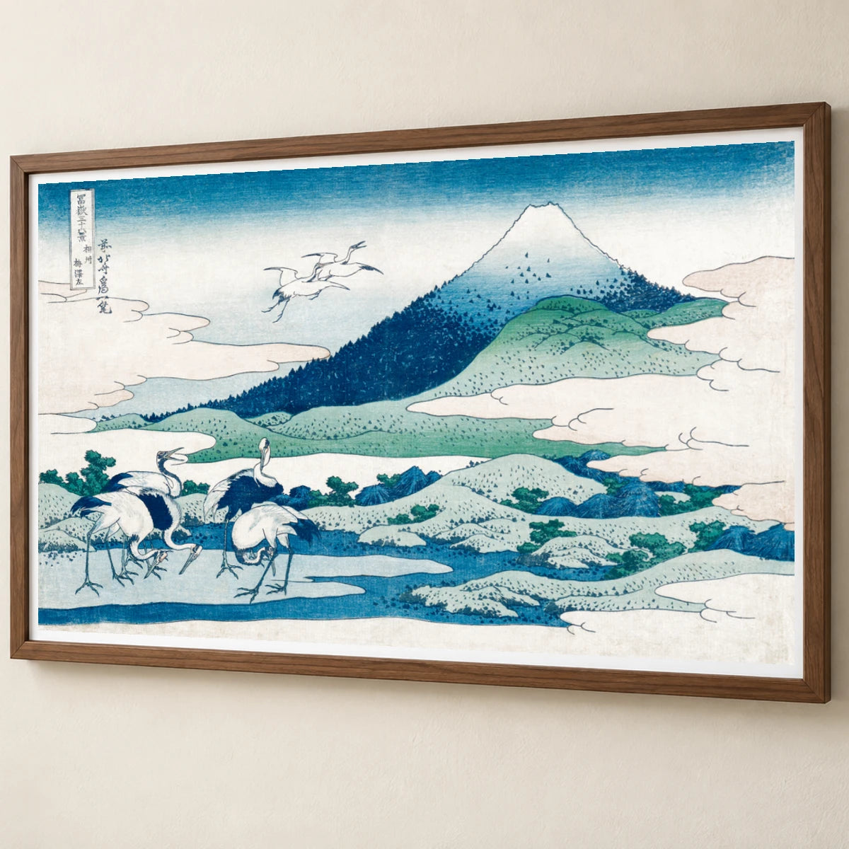 Katsushika Hokusai S Umezawa Manor In Sagami Province — Japanese Ukiyo-e japanese ukiyo-e print by SaamCrafts