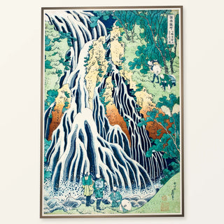 Kirifuri Waterfall At Mount Kurokami In Shimotsuke Province By Utagawa Hiroshige — Japanese Ukiyo-e japanese ukiyo-e print by SaamCrafts