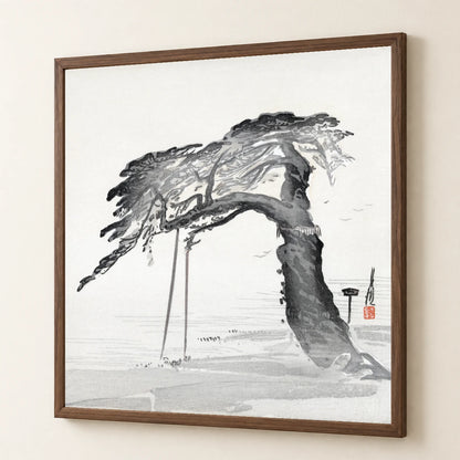 Old Pine Tree (1900–1910) Print In High Resolution By Ogata Gekko — Japanese Ukiyo-e japanese ukiyo-e print by SaamCrafts